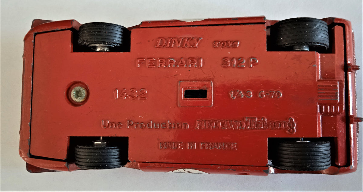 Ferrari Dinky toys 312 P N° 1432 1/43e VOITURE JOUET MINIATURE