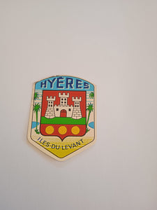 Ecusson  Hyères   N°2