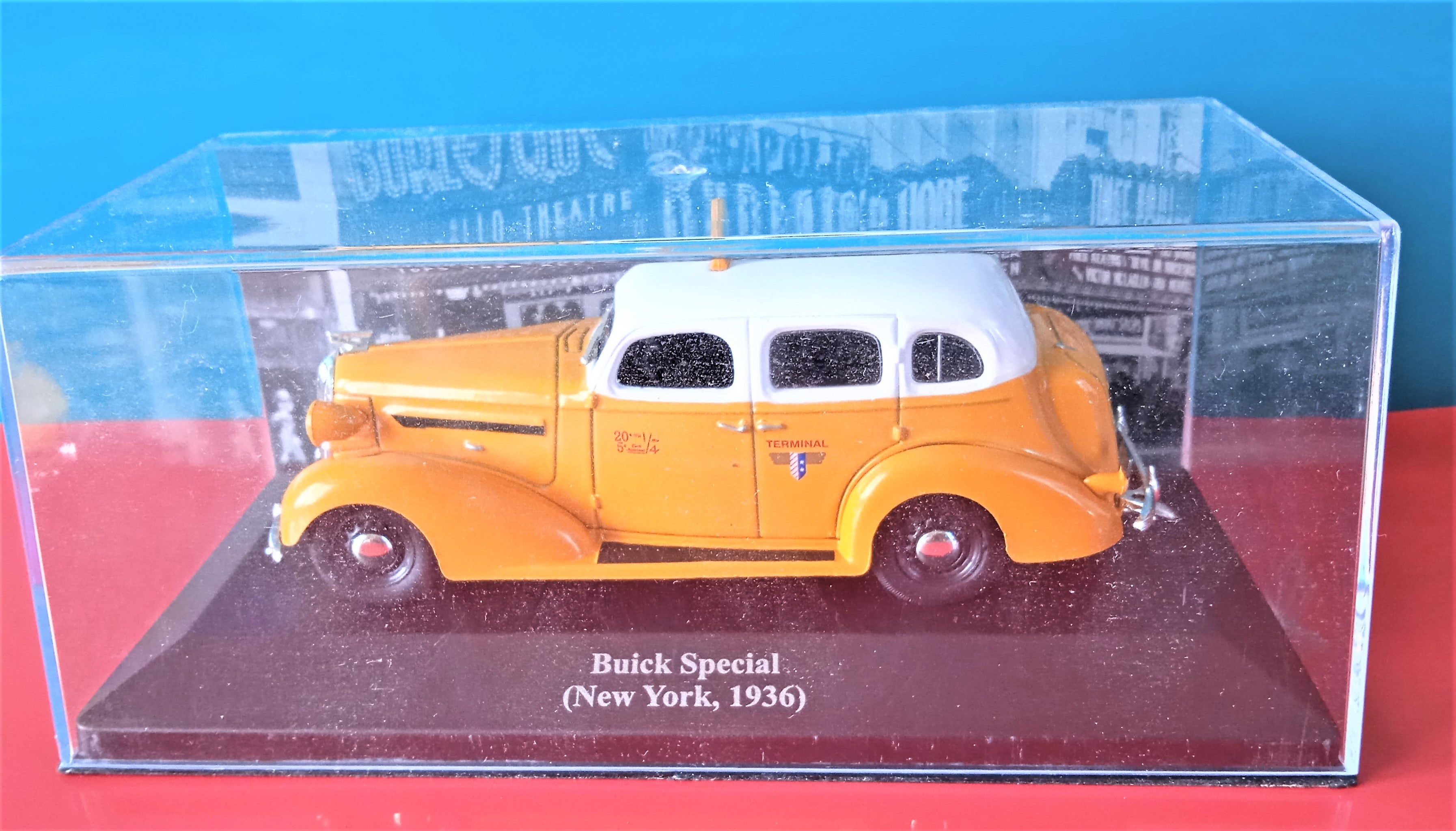 Voiture miniature IXO occasion  1/43 Taxis du monde  Buick Spécial  (New York 1936)