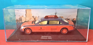 Voiture miniature IXO occasion  1/43 Taxis du monde Maybach 56 S (Moscow 2009)