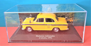 Voiture miniature IXO occasion  1/43 Taxis du monde Hindustan Ambassador (Calcutta 1995)