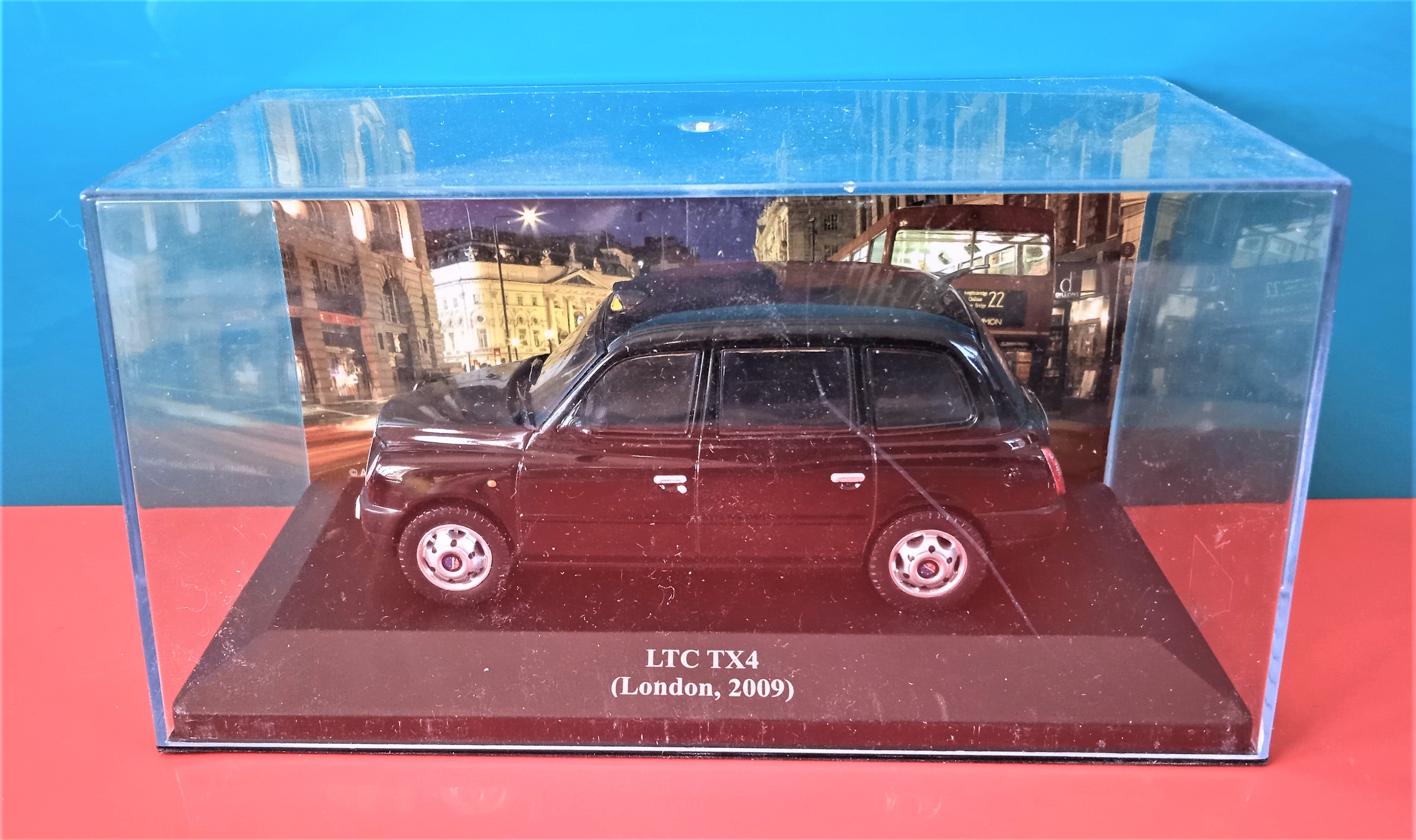 Voiture miniature IXO occasion  1/43 Taxis du monde   LTC  TX4 (London 2009)