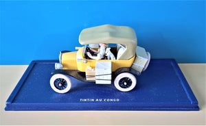 Petite voiture  1/43  occasion Tintin  au Congo