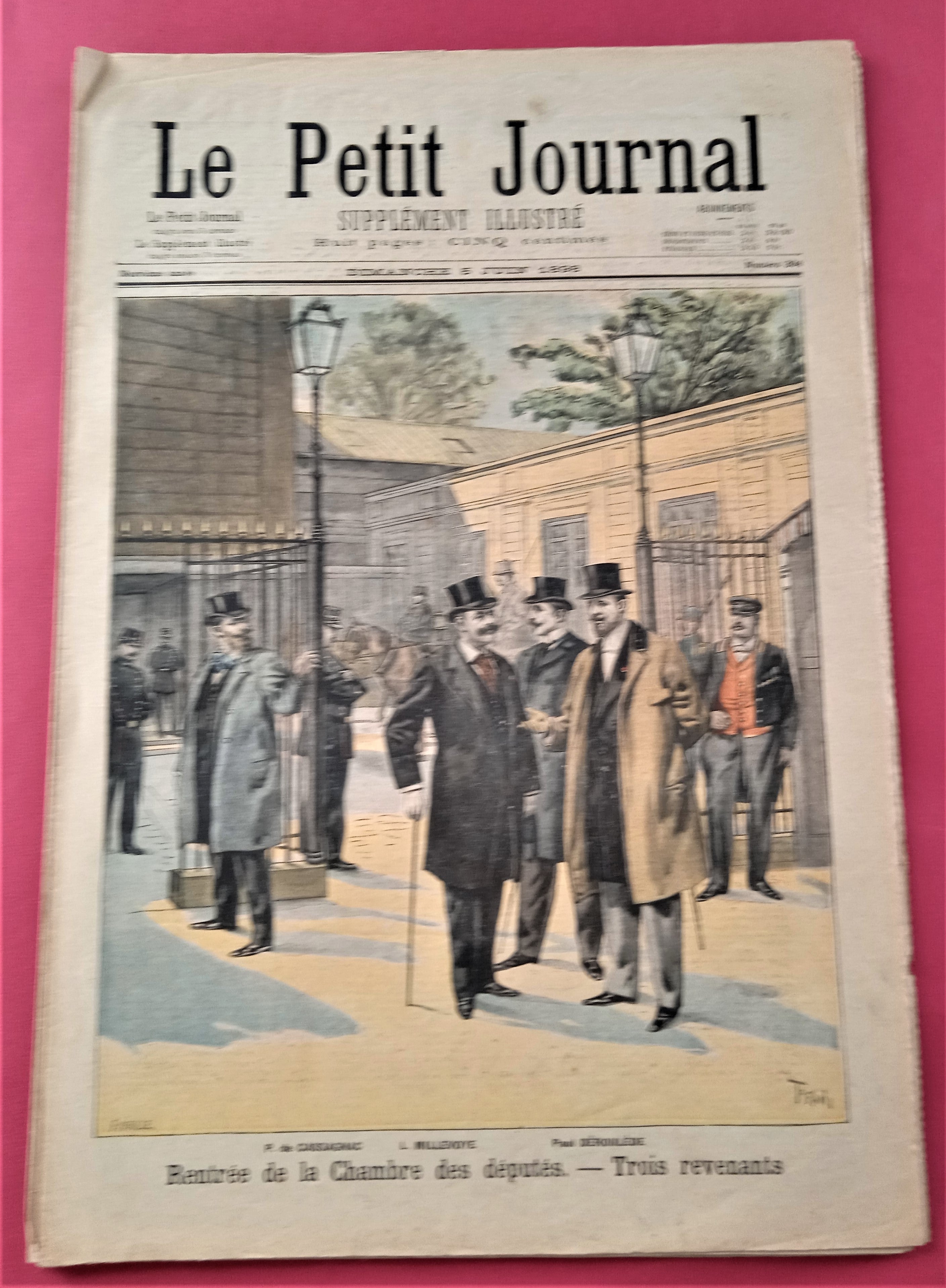 Le petit Journal Supplément illustré du 5 Juin  1898