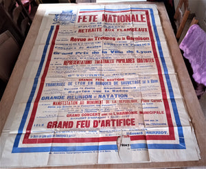 T1 A 20 Affiche fête nationale 14/07/1933