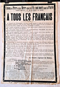 T1 A 24 affiche A tous les français occasion