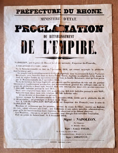 T2 A 42 Proclamation de l' Empire occasion