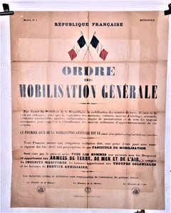 T2 A 150  Ordre de mobilisation générale du 2 Septembre 1939  occasion