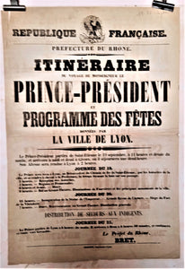 T2 A 160  Itinéraire du Prince Président  Journées du 19, 20 et 21 occasion