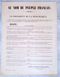 Affiche historique ancienne authentique occasion N° 3