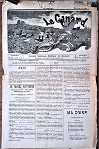 N°Jn4  Authentique journal  Le Canard Du 16 Avril 1896  occasion