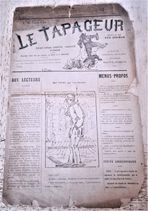 N° Jn1 Authentique journal Le Tapageur 1e Année  N° 1  occasion