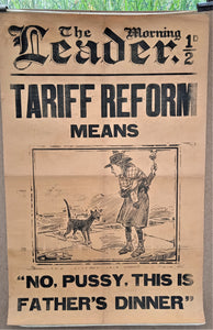 Affiche N°n24  Leader Tariff reform means occasion