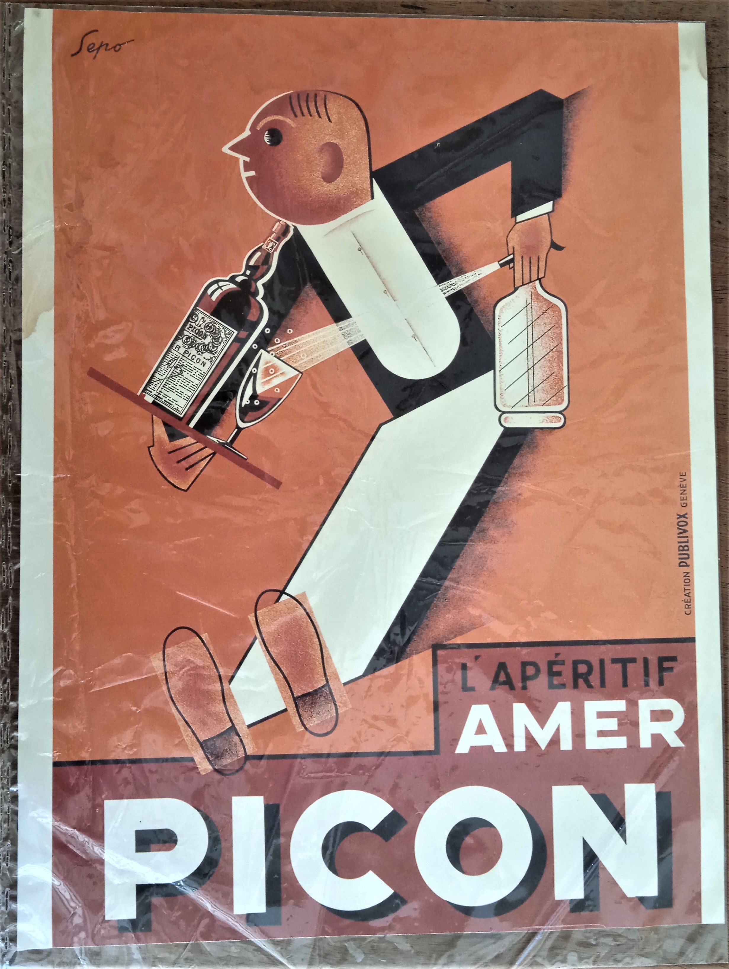 Affiche pub N° n25 Amer Picon occasion Réédition