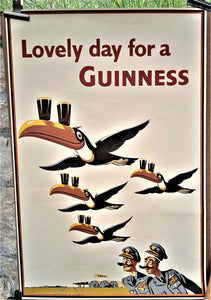 Affiche pub N° n31  Lovely day for a Guiness  occasion