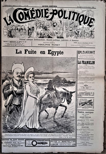 Authentique Journal occasion  satyrique et de caricature "La comédie politique" N° 398   Du 20 Décembre 1896