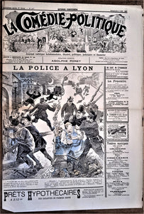 Authentique Journal occasion  satyrique et de caricature "La comédie politique" N° 419    Du  09 Mai 1897