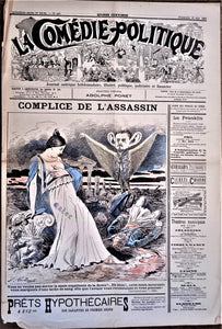 Authentique Journal occasion  satyrique et de caricature "La comédie politique" N°420  Du 16 Mai 1897