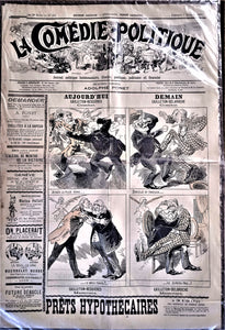 Authentique Journal occasion  satyrique et de caricature "La comédie politique" N° 445  Du 7 Novembre 1897