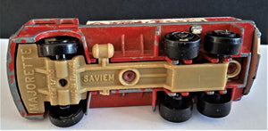 CAMION MAJORETTE TEXACO SAVIEM ROUGE ECH 1/100 MADE IN FRANCE D'occasion