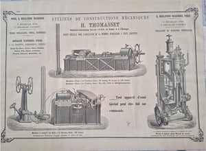 Planche  N° 175 et 176 Dessins & Gravures Brevets Plans Marques