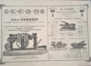 Planche N° 231 et 232 Dessins & Gravures Brevets Plans Marques