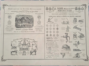 Planche N) 235  et 236   Recto et Verso    Vues et avis divers  Occasion Bon état .