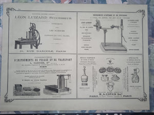 PlancheN° 243 et 244  Dessins & Gravures Brevets Plans Marques