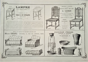 Planche  N° 245 et 246  Dessins & Gravures Brevets Plans Marques