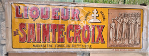 Affiche authentique d' occasion N°J1 occasion Liqueur Sainte-Croix