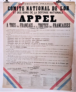 T2 A 146  Comité National de l' Or appel aux français occasion