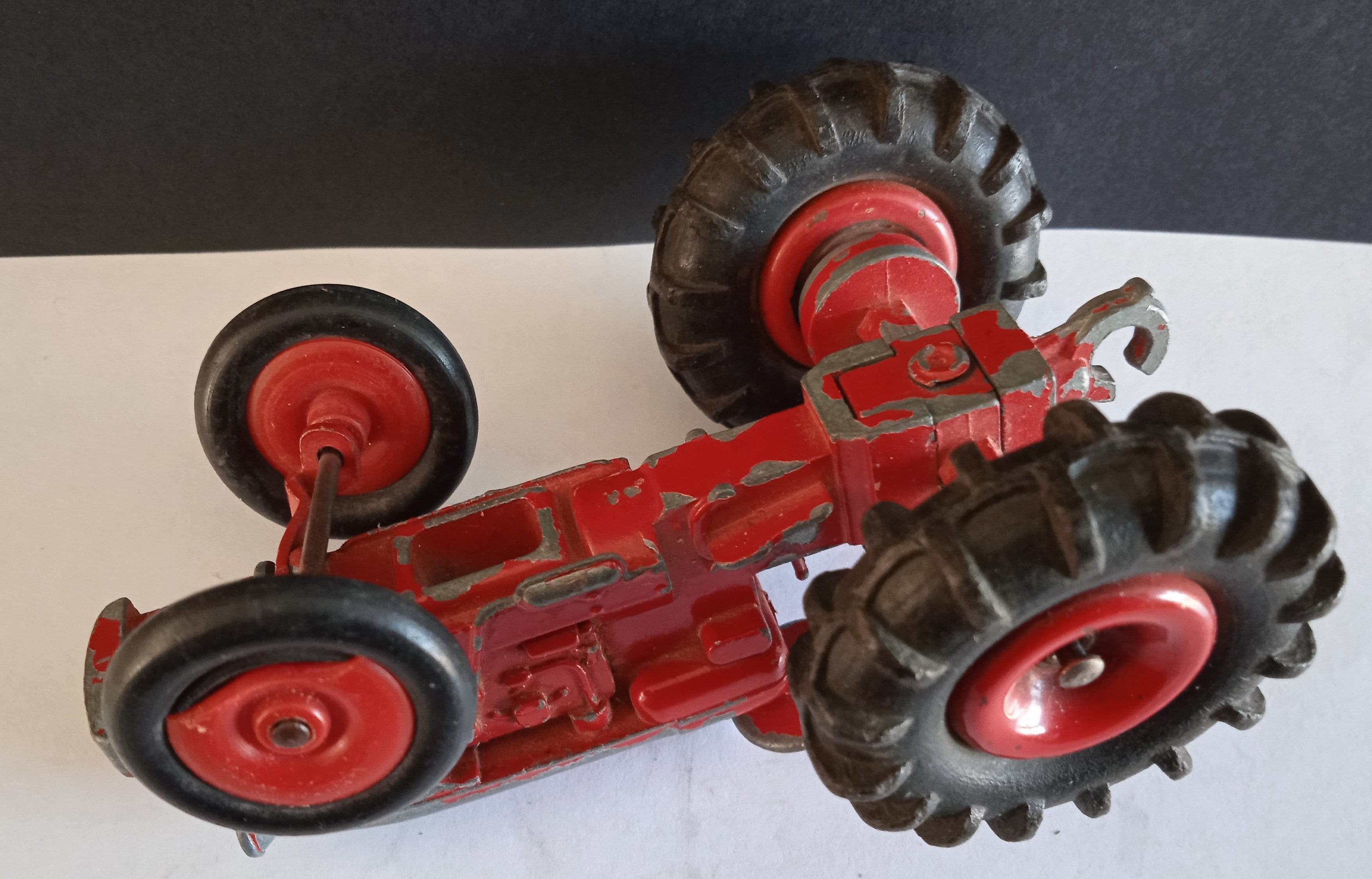 tracteur rouge tout métal sans marque occasion